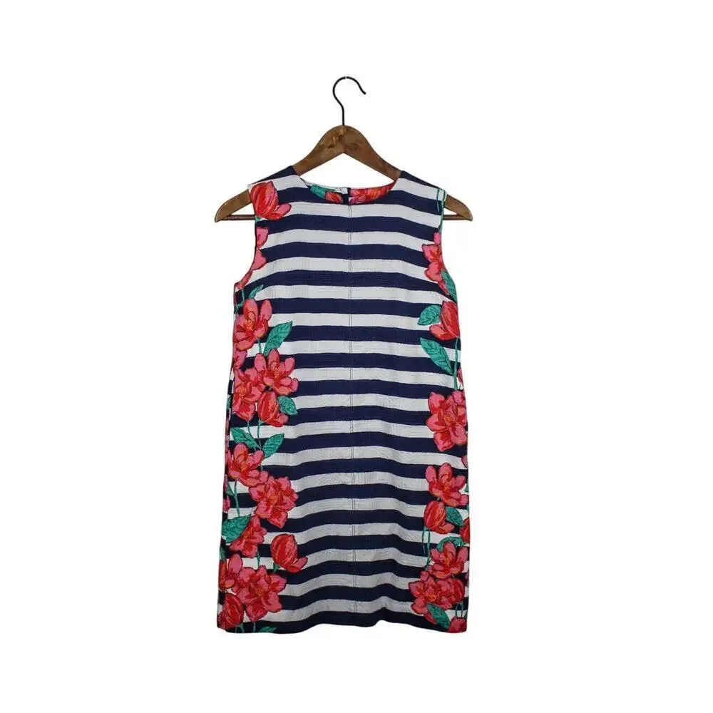 Vineyard Vines Girl's Dress Striped Floral Beach Summer Preppy Coastal